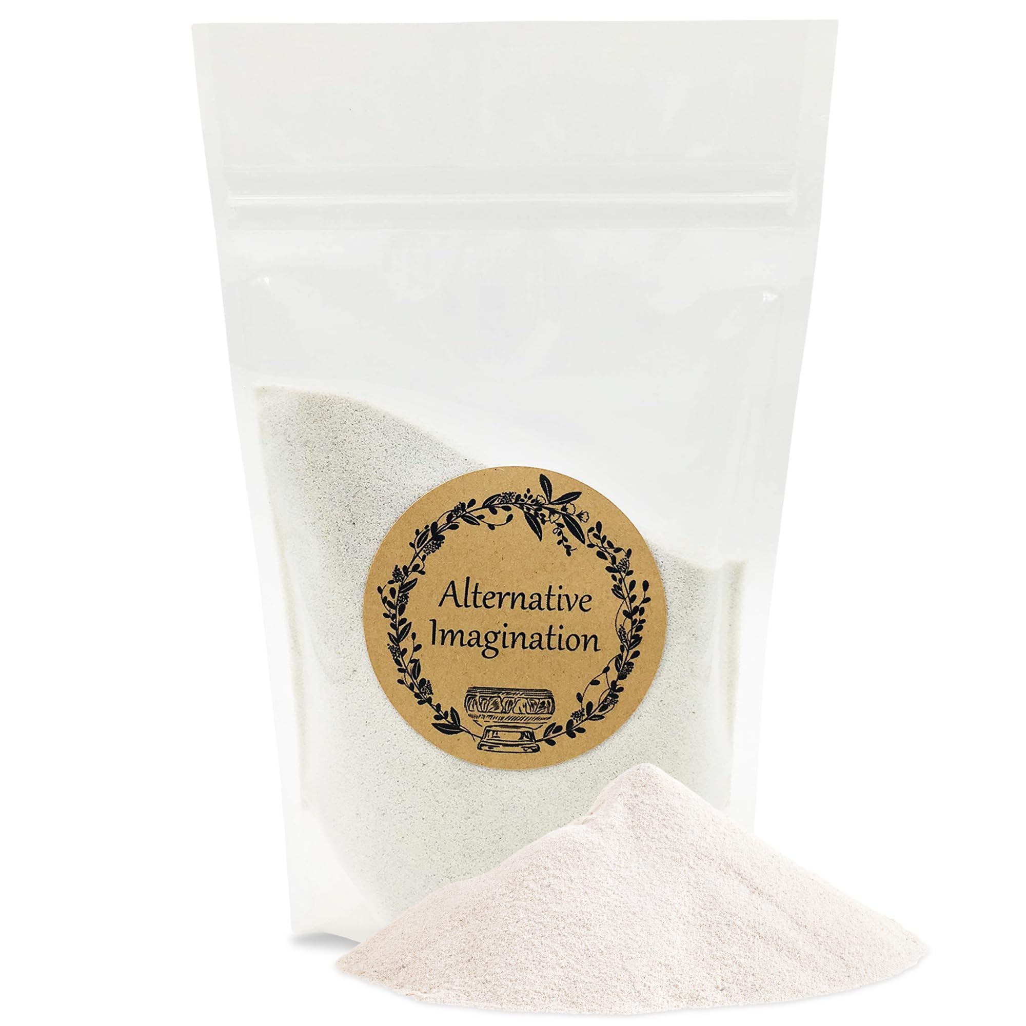Alternative Imagination White Fine Sand – 1 lb for Rituals, Zen Gardens, Incense Burners, and Crafts