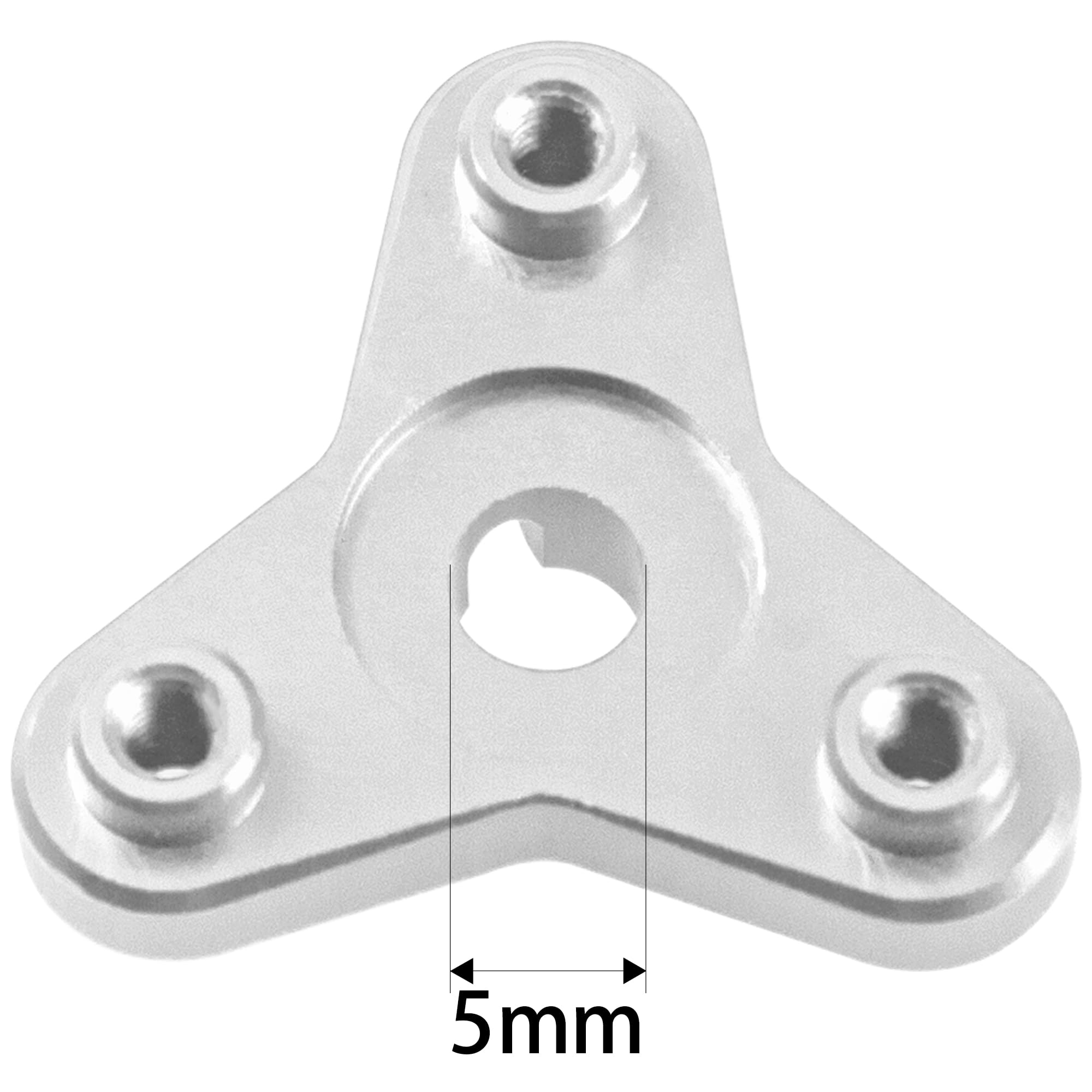 Aluminum Alloy Slipper Clutch Eliminator for Traxxas E-Maxx, E-Revo, Summit, T-Maxx 3.3, Revo 3.3 (Silver)