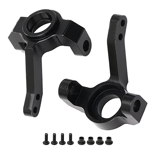Aluminum Front Knuckle Arms for 1/10 AXIAL SCX10 Rock Crawler (2pcs) – Black Upgrade Parts