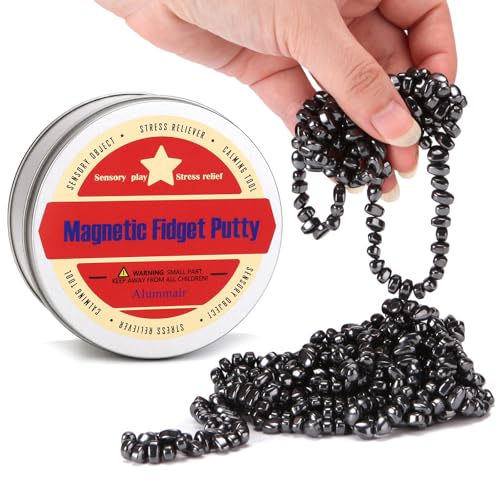 Alunmair 550-Piece Magnetic Putty Desk Toy - Ferrite Crags for Stress Relief