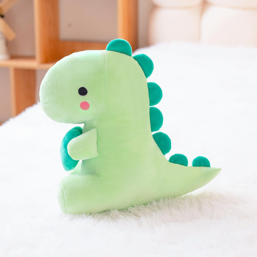 Alwoligag 10.8 Inch Dinosaur Stuffed Animal with Heart Chest Design - Soft Cute Plush Toy