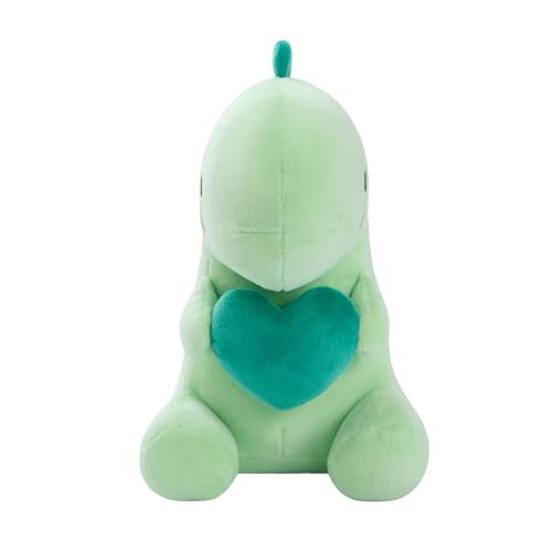 Alwoligag 10.8 Inch Dinosaur Stuffed Animal with Heart Chest Design - Soft Cute Plush Toy