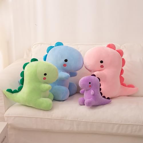 Alwoligag Green Plush Dinosaur Stuffed Animal – 10.8 Inch Soft Toy for Kids