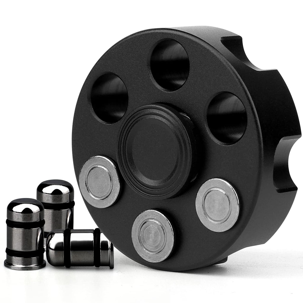 Amarlozn Deformable Metal Fidget Spinner Toy – Detachable Stress Relief Gadget with Zipper Case