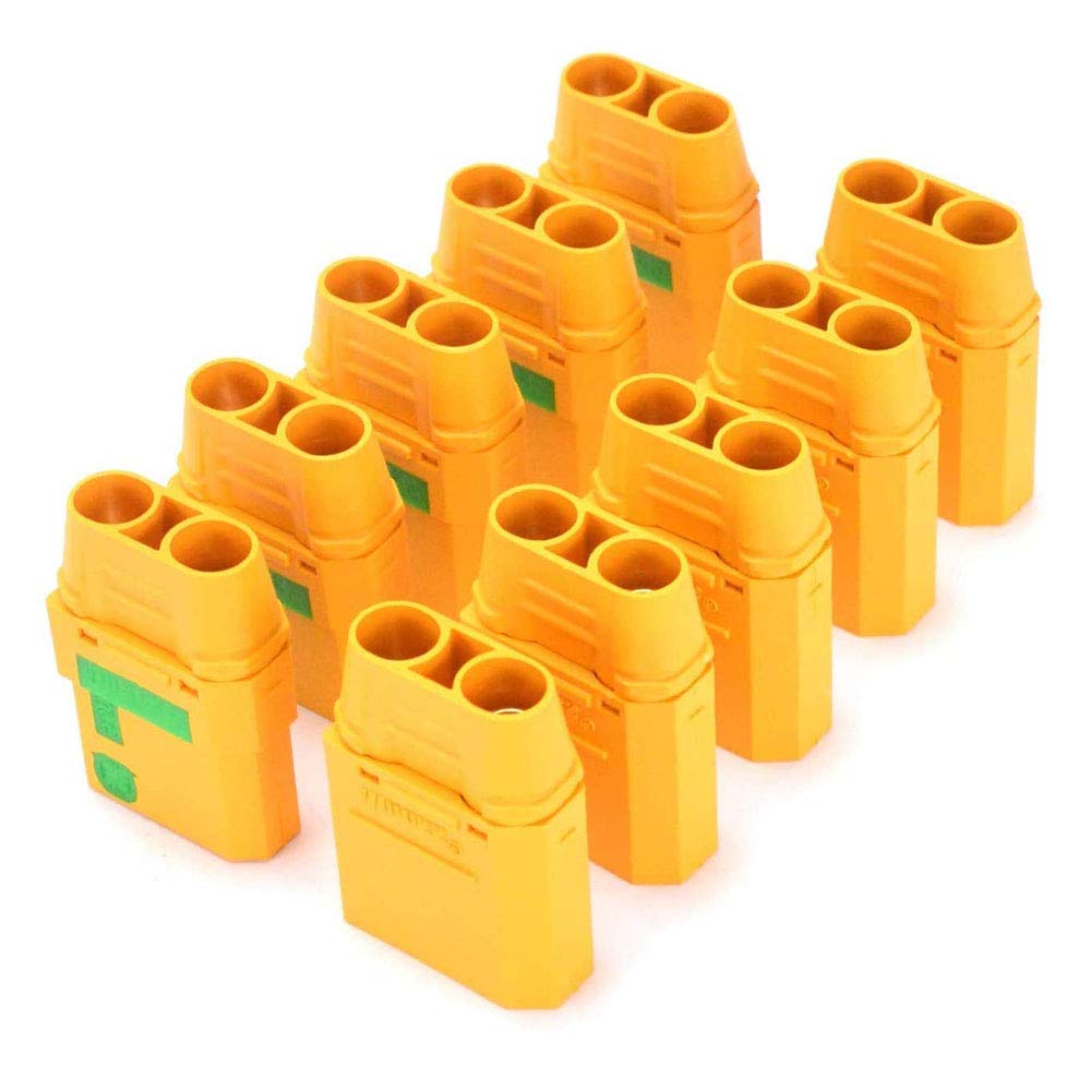 Amass XT90S Anti-Spark Connectors (5 Pairs) – Male/Female for RC Batteries & ESC