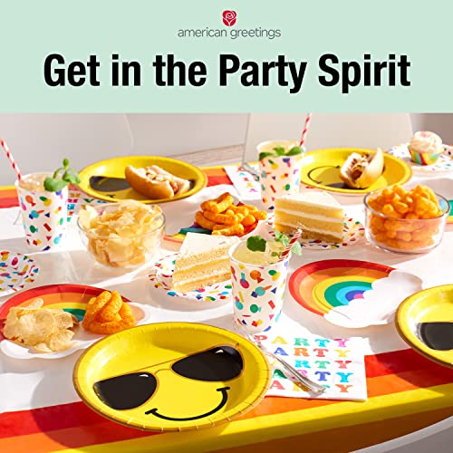 American Greetings Friends Dinner Plates, 36 Pack - 9 Inch Paper Plates for Themed Parties
