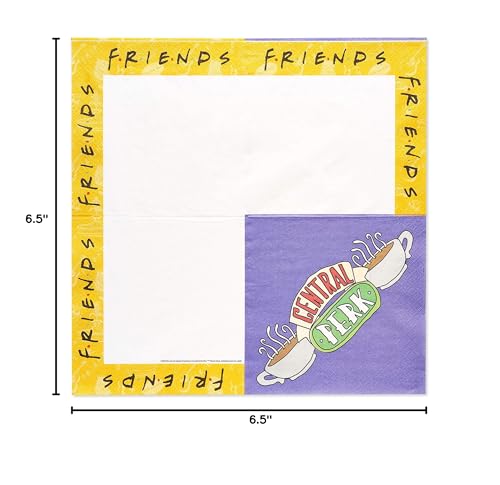 American Greetings Friends Party Lunch Napkins, 50-Count – Officially Licensed