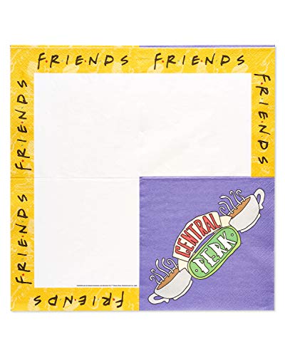 American Greetings Friends Party Lunch Napkins, 50-Count – Officially Licensed