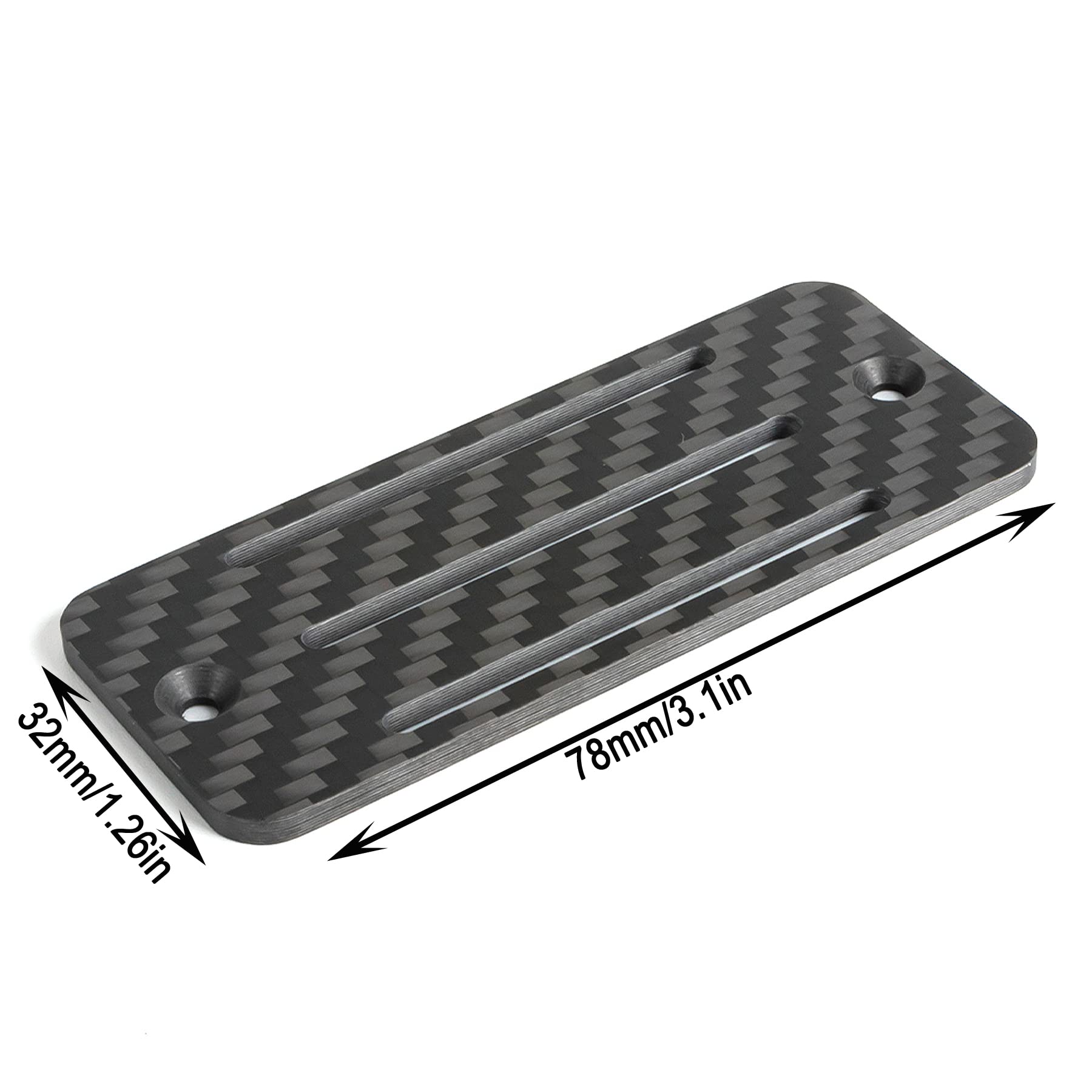 AMK Carbon Fiber Battery Tray & ESC Mount for 1/10 SCX10 Crawler LCG Chassis