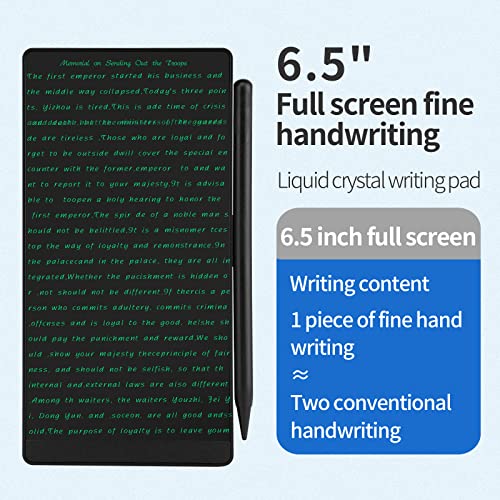 Amoretti Sonnet 6.5in Mini LCD Writing Tablet for Kids and Adults – Reusable Electronic Drawing Pad, Blue-Light-Free Screen, Slim Travel Sketchpad