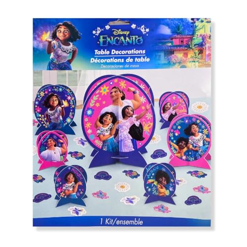 Amscan Encanto 27-Piece Table Centerpiece Kit – Multicolor Paper Party Decor
