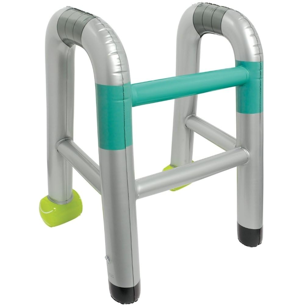 Amscan Inflatable Walker Costume Prop – 26" x 20" – Gray with Green/Blue Accents