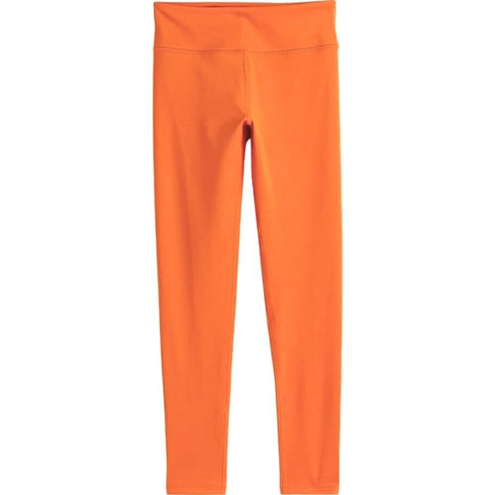 Amscan Orange Footless Tights – Soft, Stretchy & Comfortable for Dance, Yoga, or Daily Wear (One Pair)