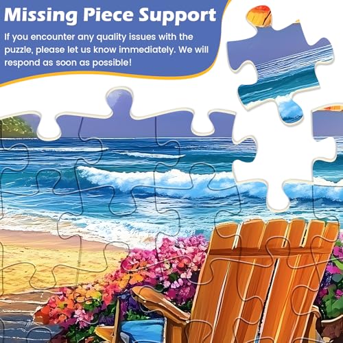 Amusding 2-Pack 500-Piece Jigsaw Puzzles - US Countryside Farm & Cottage Scenes, 20.5 x 15 Inches
