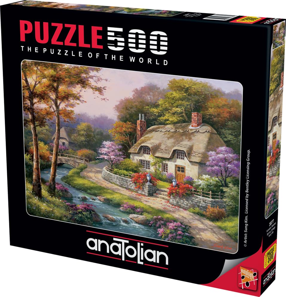 Anatolian 500-Piece Jigsaw Puzzle - Spring Cottage #3577