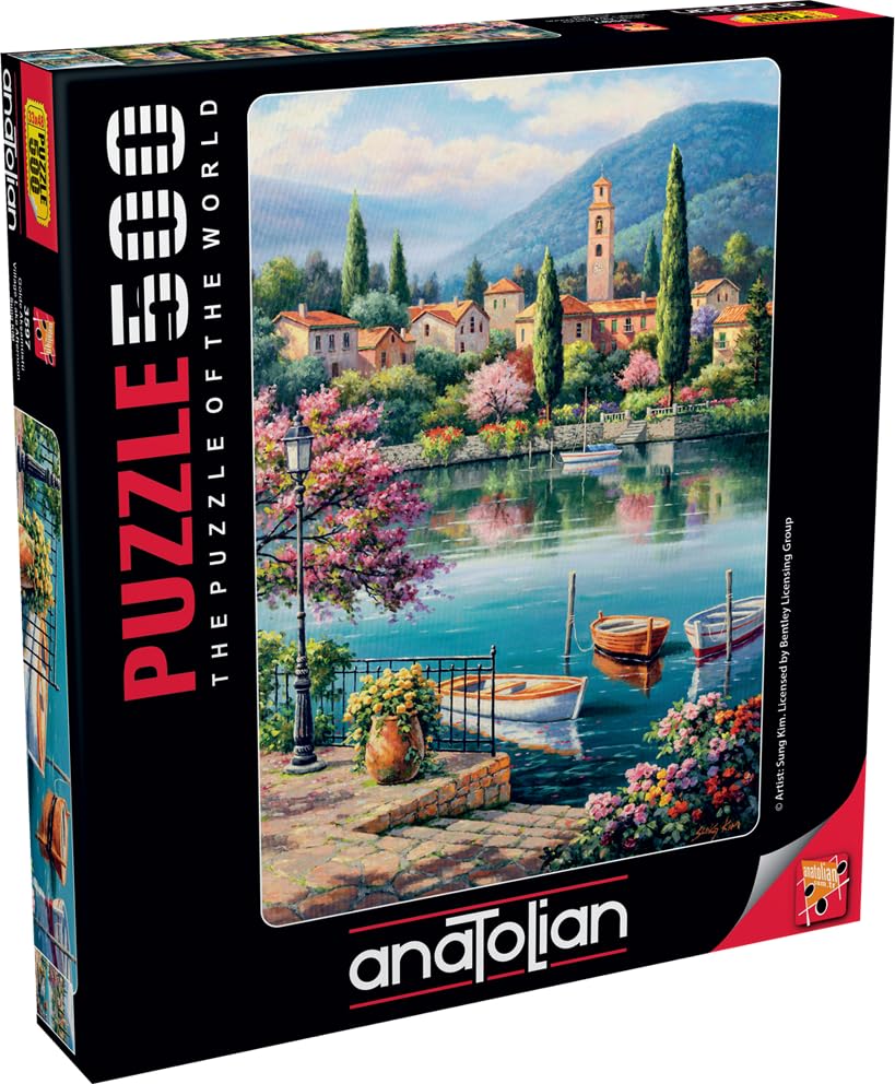 Anatolian 500-Piece Jigsaw Puzzle – Village Lake Afternoon #3597