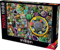 Anatolian Cacti Pots 1000-Piece Jigsaw Puzzle – Glare-Free, Made in Türkiye