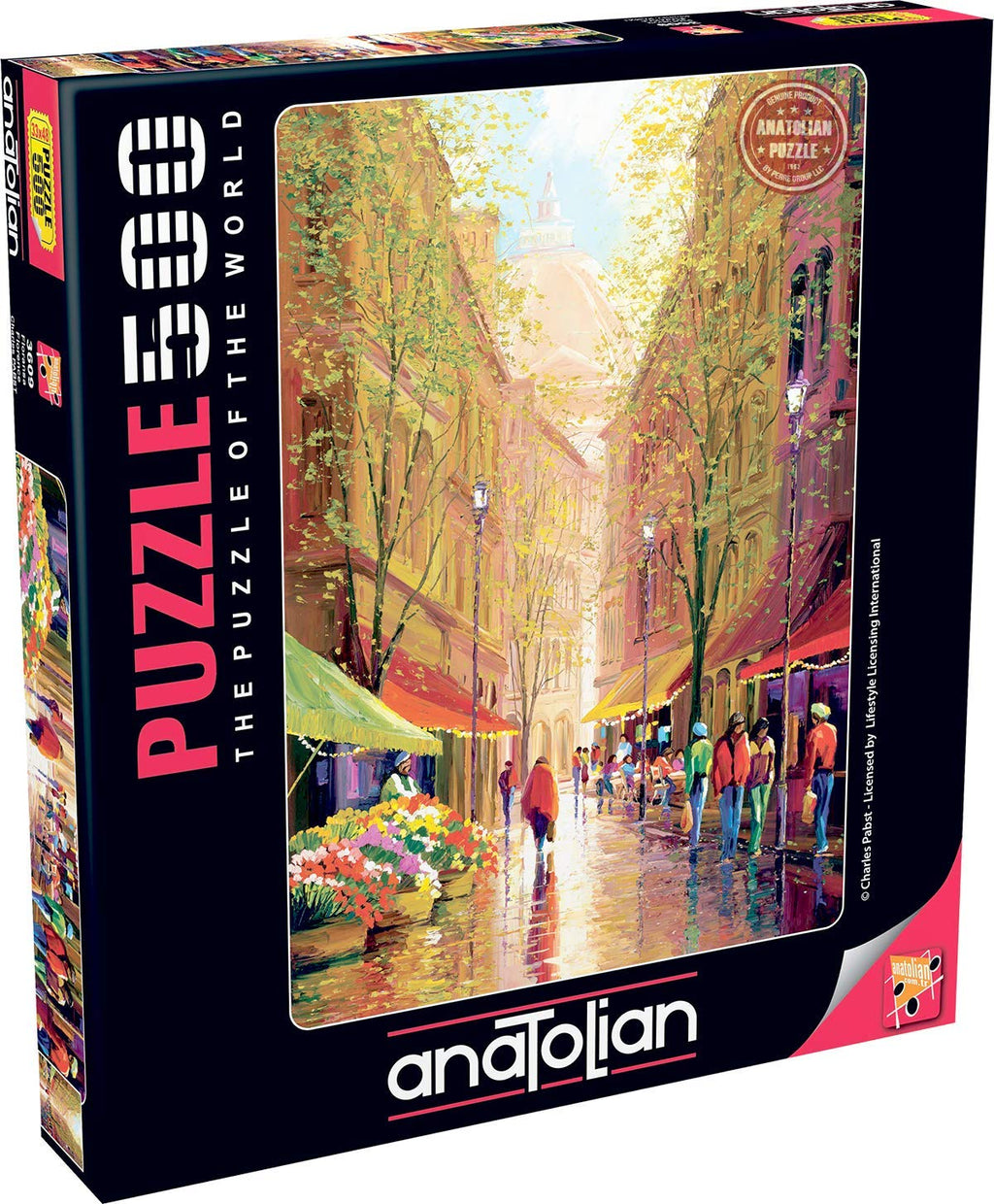 Anatolian Florence 500-Piece Jigsaw Puzzle – Includes Cardboard Stand and Free Missing Piece Support