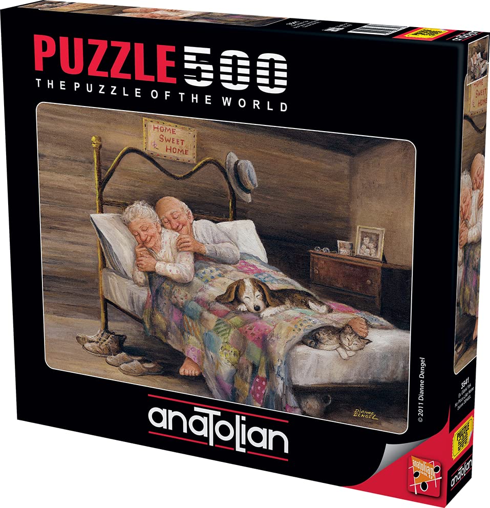 Anatolian Puzzle No Place Like Home - 500 Piece Jigsaw Puzzle, 19x13 Inch Finished Size