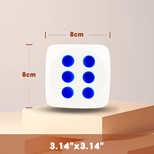 Anboor 3.1-Inch Scented Squishy Dice – Soft Slow Rising Kawaii Stress Relief Toy for Kids and Adults