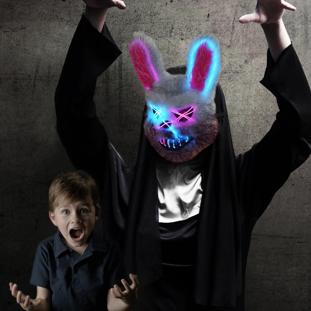 AndTree Halloween Scary Face Mask – Easter Bear/Rabbit Mask for Cosplay and Costume Parties