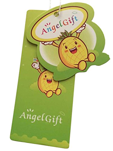 AngelGift Rainbow Alpaca Plush Toy - Soft Stuffed Llama Doll, 7 Inches, Cuddly Gift for Kids