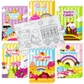 ANGOLIO 24-Pack Candyland Coloring Books for Kids – Bulk Activity Books with 6 Designs