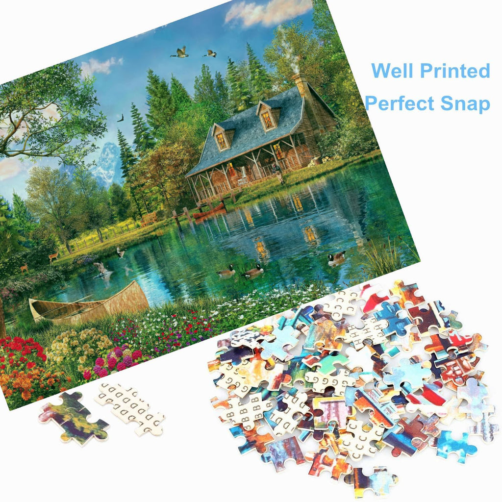 Anguis 500 Piece Jigsaw Puzzle for Adults – Arcadia, 20.5 x 15 Inches, Extra-Thick Cardboard with Glare-Free Finish