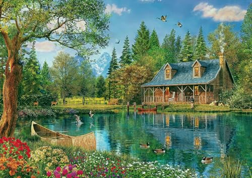 Anguis 500 Piece Jigsaw Puzzle for Adults – Arcadia, 20.5 x 15 Inches, Extra-Thick Cardboard with Glare-Free Finish