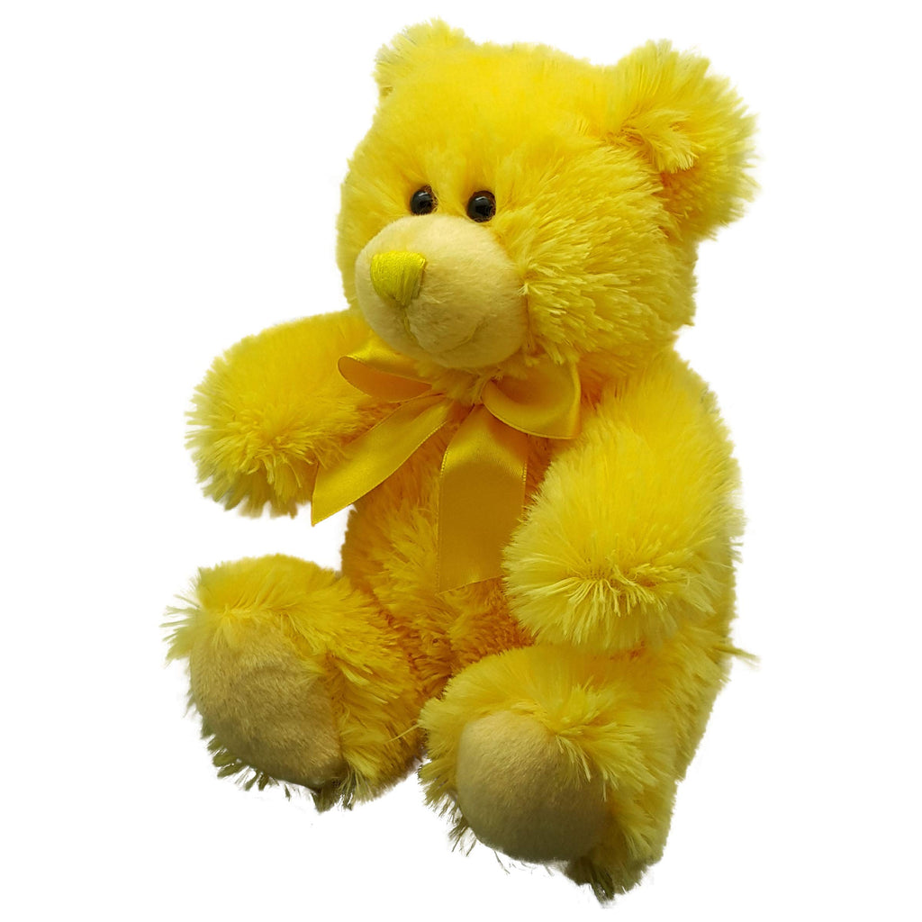 Anico 8-Inch Yellow Teddy Bear – Soft Plush Stuffed Animal for Kids and Adults