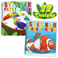 Animal & Rainbow Sticker Activity Books for Kids Ages 4-8 - 2 Books, 22 Pictures to Complete