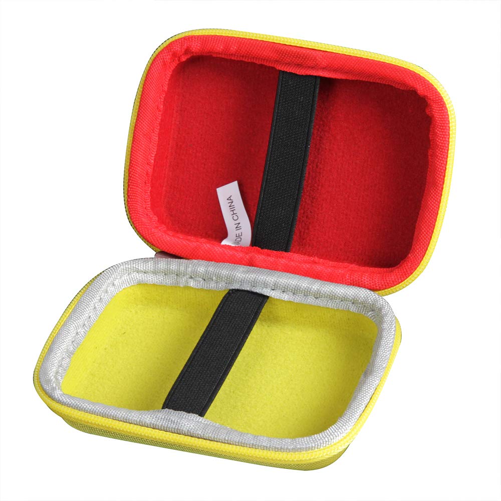 Anleo Hard Travel Case for Mattel UNO Classic Card Game (Yellow+Red) – Protective EVA Storage