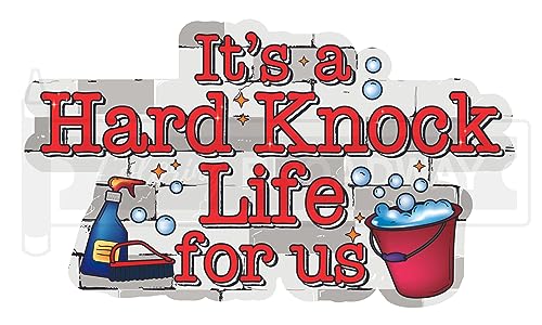 Annie Hard Knock Life Sticker Set – 4 Die-Cut Broadway Vinyl Stickers (3x3 inch)