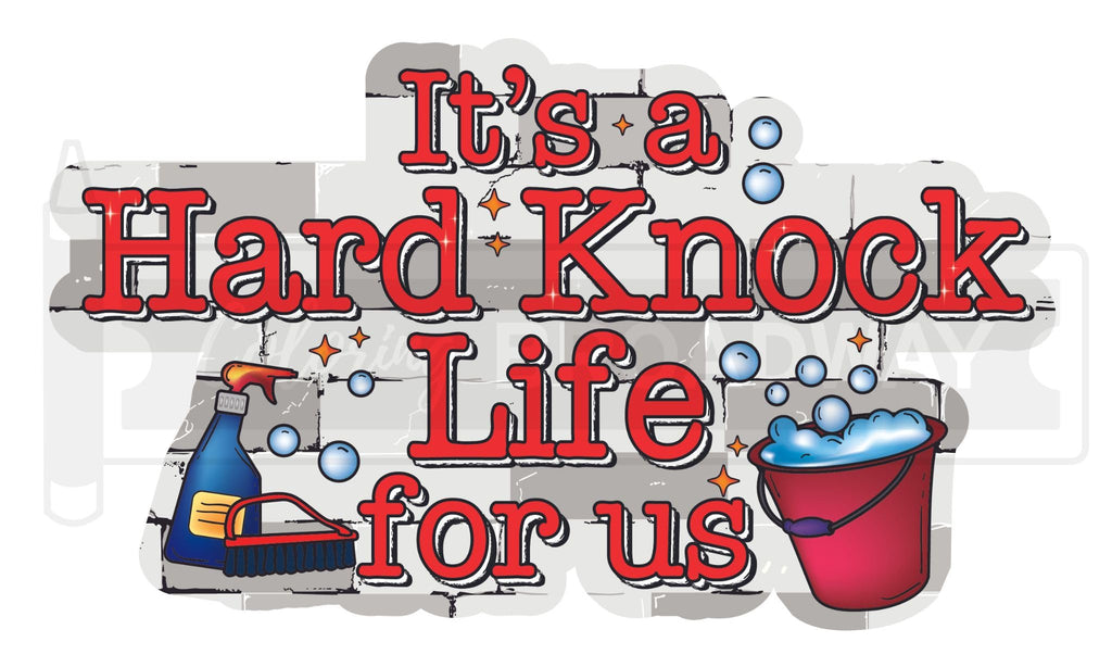 Annie Hard Knock Life Sticker Set – 4 Die-Cut Broadway Vinyl Stickers (3x3 inch)