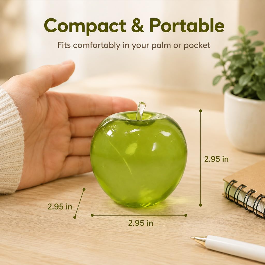 ANYKU Green Apple Squishy – Oversized Slow-Rising Stress Relief Fidget Toy for Adults