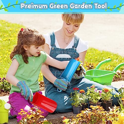 Anzmtosn 4-Pack Jumbo 9-Inch Beach Sand Shovels for Kids and Adults – Durable ABS Plastic Garden Digging Toy Set