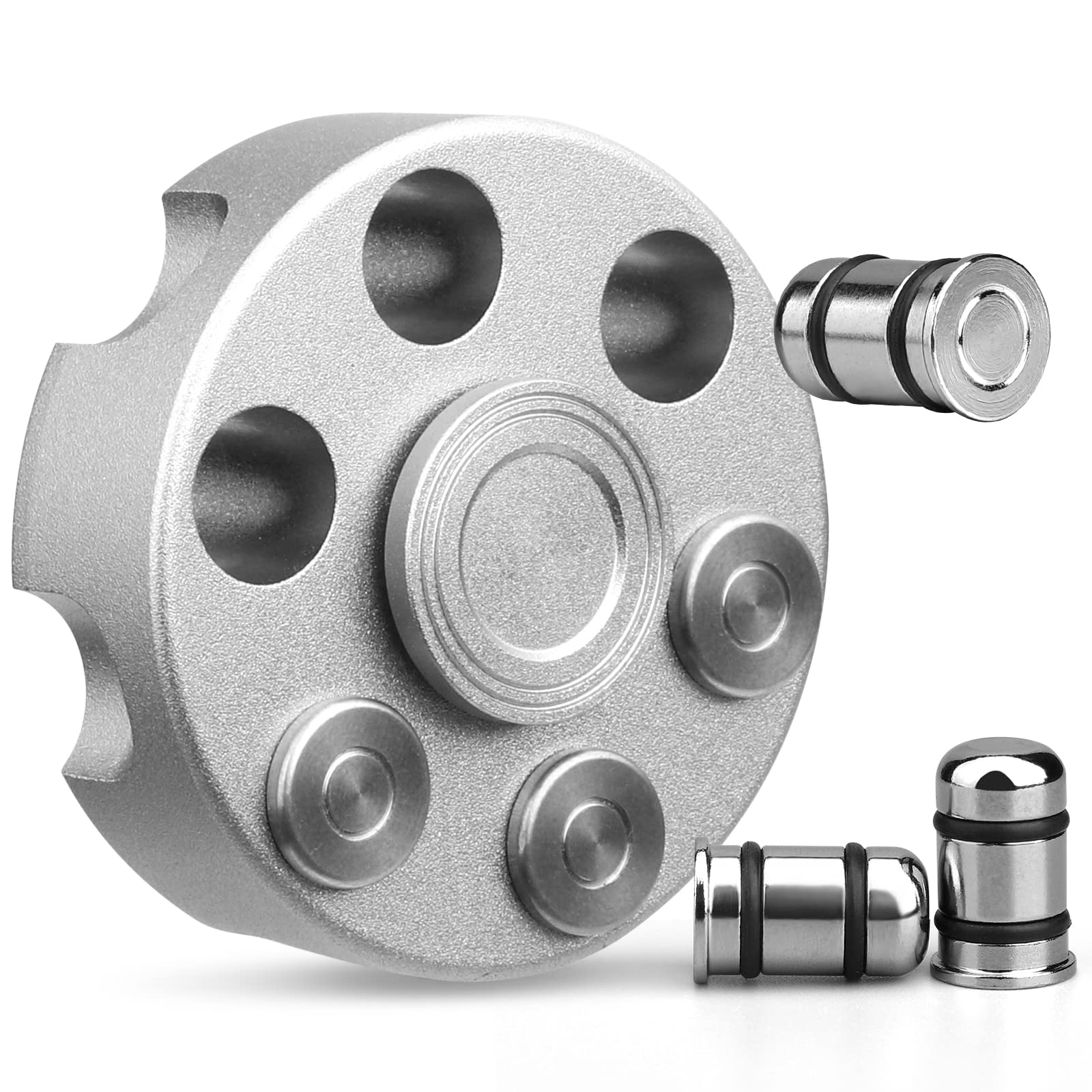 Anzmtosn Metal Fidget Spinner – Cowboy Design, Heavy Duty CNC Alloy Desk Toy for Focus and Stress Relief