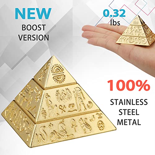 Anzmtosn Pyramid Fidget Spinner – Metal Fingertip Gyro, Desk Toy, Gift for Adults & Kids