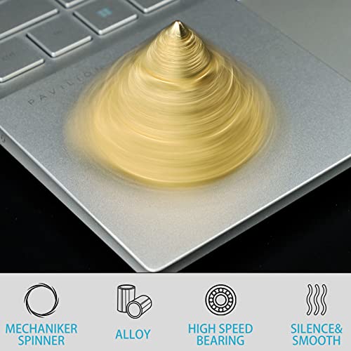 Anzmtosn Pyramid Fidget Spinner – Metal Fingertip Gyro, Desk Toy, Gift for Adults & Kids