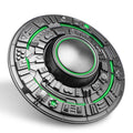 Anzmtosn UFO Metal Fidget Spinner - Glow in the Dark, R188 Bearing, 3+ Min Spin, Stress Relief Desk Toy