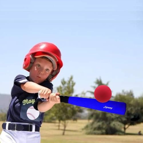 Aoneky Mini Foam Baseball Bat and Ball for Toddlers, 16.5 inches