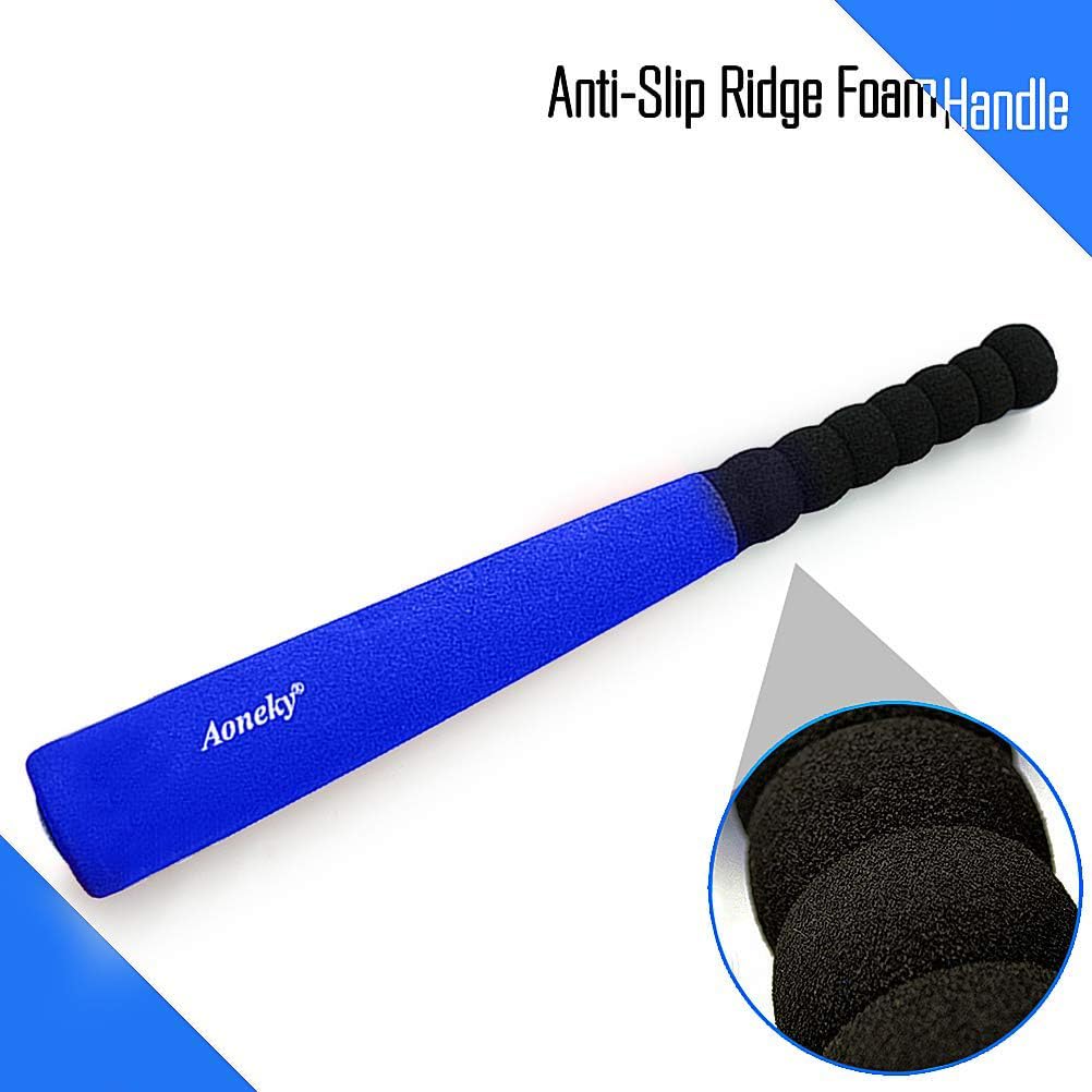 Aoneky Mini Foam Baseball Bat and Ball for Toddlers, 16.5 inches