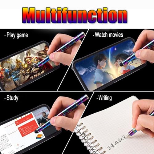 AOYALABOR Magnetic Fidget Pen – Buildable Toy Pen with 30 Steel Balls, 14 Rings & 5 Ink Refills for Stress Relief and Creativity
