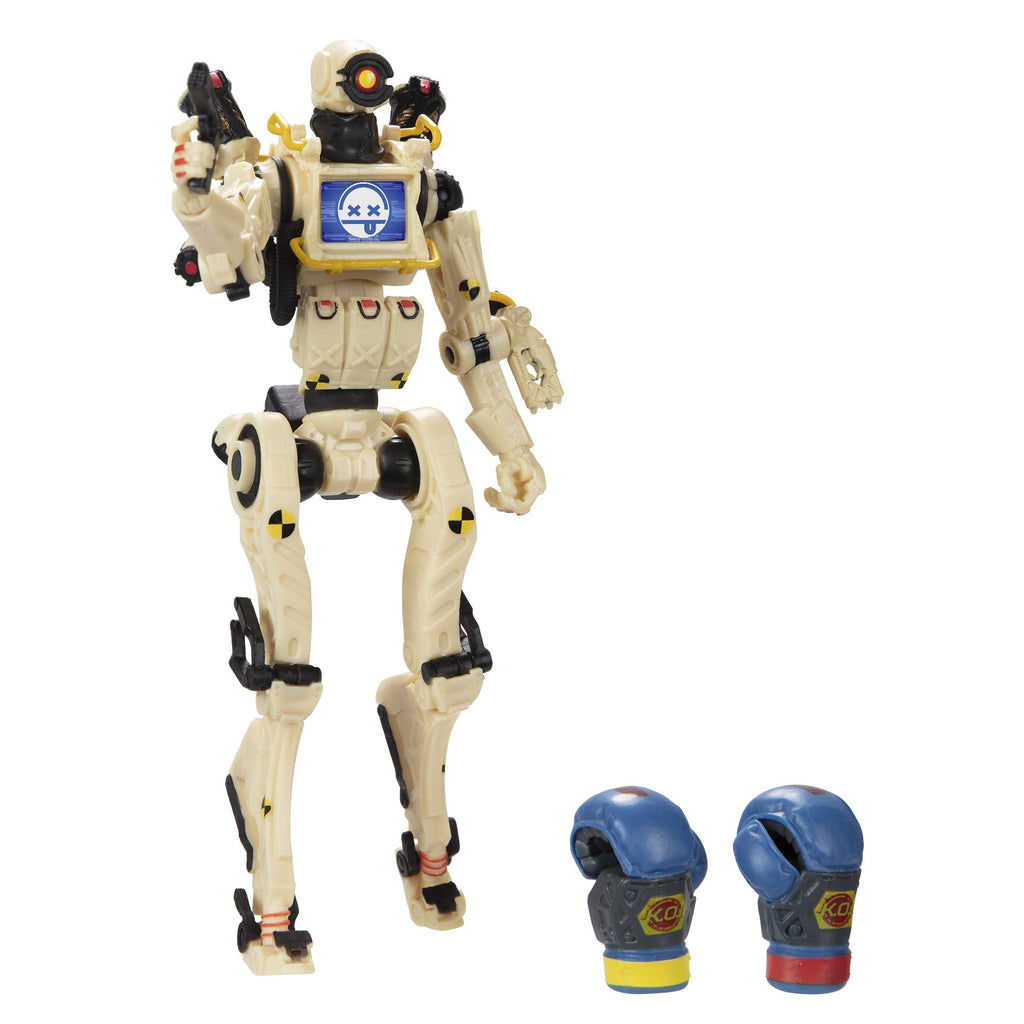 Apex Legends Pathfinder Crash Test Rare Skin 6-Inch Action Figure - Highly Detailed Poseable Collectible