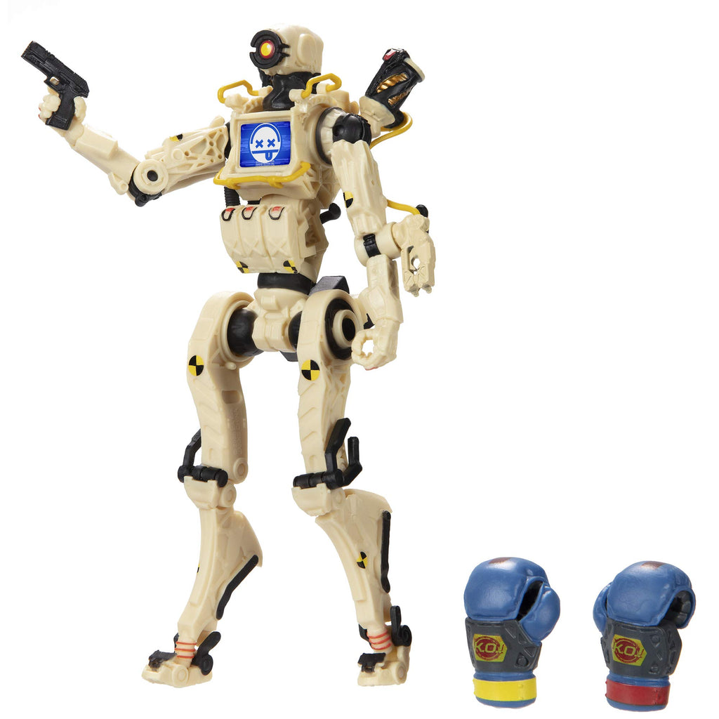 Apex Legends Pathfinder Crash Test Rare Skin 6-Inch Action Figure - Highly Detailed Poseable Collectible