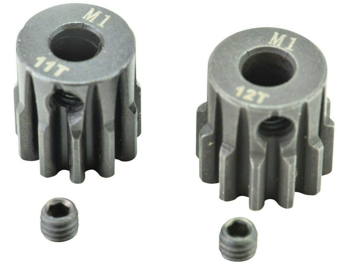 Apex RC Products 11T & 12T Mod 1 Pinion Gear Set (2-Pack) for 1/8 Scale RC Cars