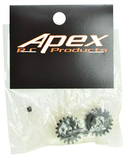 Apex RC Products Mod 1 Pinion Gear Set – 19 and 20 Tooth, 5mm Bore, 2-Pack (1/8 Scale)