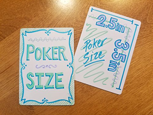 Apostrophe Games Blank Playing Cards - 240 Poker Size Gloss Finish, Gray Core, 2.5x3.5 Inches