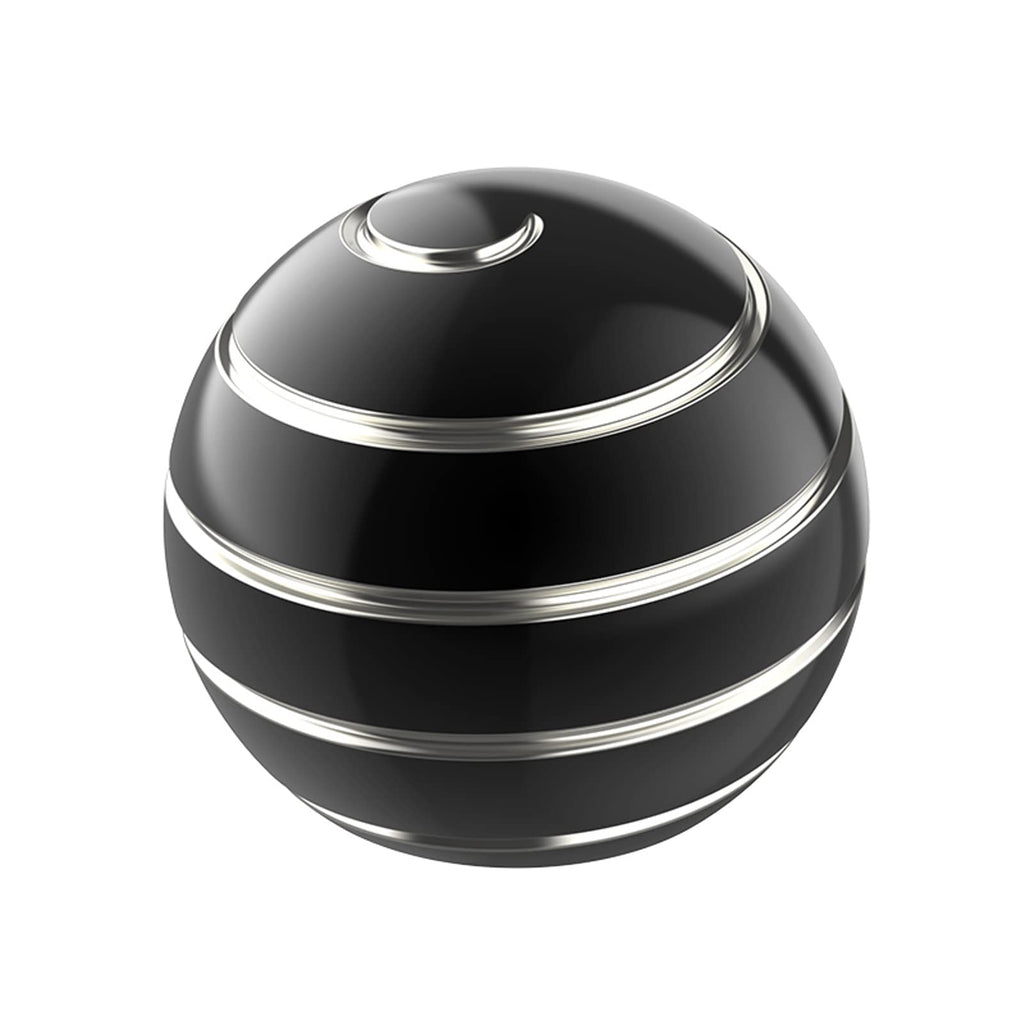 Apqdw Kinetic Desk Spinner – 1.77-Inch Fidget Toy for Office Stress Relief, Black
