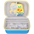 Aproca Storage Case for LeapFrog Fridge Phonics Magnetic Letter Set – Blue-Yellow Zipper (Case Only)
